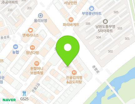 9 Keundeul 3-gil, Namwon-si, Jeonbuk-do, Republic of Korea Map