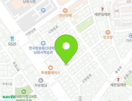 32 Jeollyeong-gil, Namwon-si, Jeonbuk-do, Republic of Korea Map