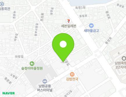3 Dongbusijang-gil, Namwon-si, Jeonbuk-do, Republic of Korea Map