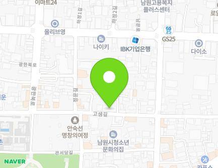 95 Gosaem-gil, Namwon-si, Jeonbuk-do, Republic of Korea Map