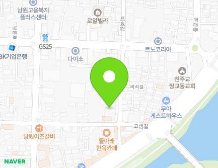 19 Biseok-gil, Namwon-si, Jeonbuk-do, Republic of Korea Map