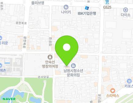 31 Gwanseodang-gil, Namwon-si, Jeonbuk-do, Republic of Korea Map
