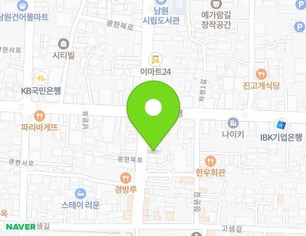 34-2 Gwanghanbuk-ro, Namwon-si, Jeonbuk-do, Republic of Korea Map
