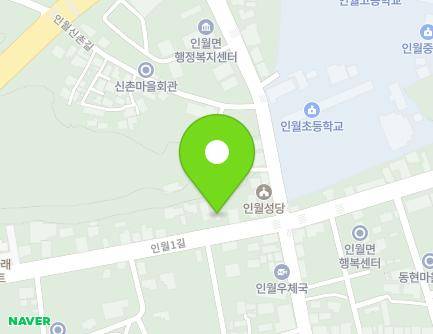 47 Inwol 1-gil, Inwol-myeon, Namwon-si, Jeonbuk-do, Republic of Korea Map
