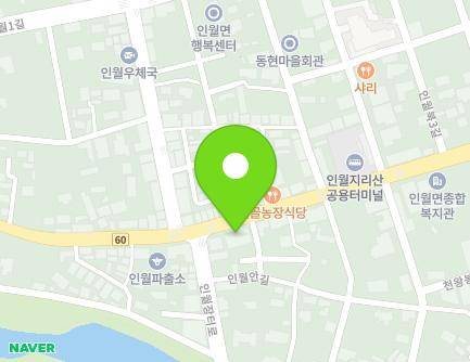 64 Inwol-ro, Inwol-myeon, Namwon-si, Jeonbuk-do, Republic of Korea Map