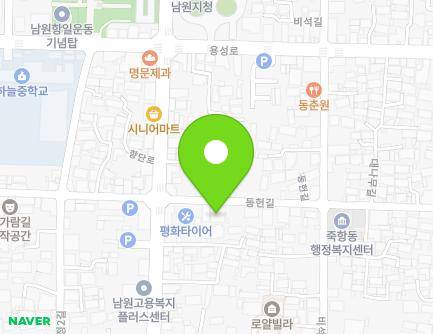 124 Dongheon-gil, Namwon-si, Jeonbuk-do, Republic of Korea Map