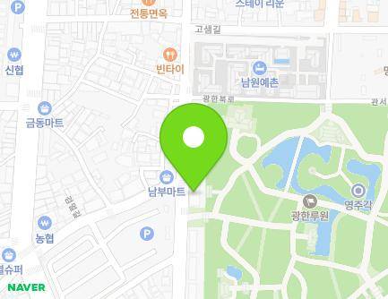 26 Gwanghanseo-ro, Namwon-si, Jeonbuk-do, Republic of Korea Map