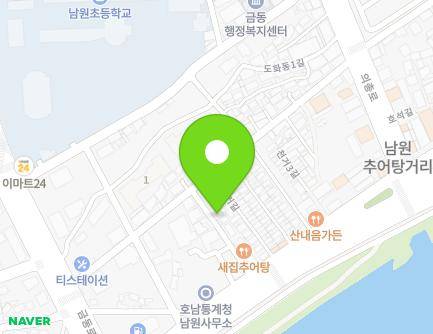 1393-10 Yocheon-ro, Namwon-si, Jeonbuk-do, Republic of Korea Map