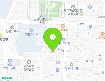 53-7 Hyangdan-ro, Namwon-si, Jeonbuk-do, Republic of Korea Map