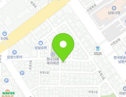 37 Okjeong 5-gil, Namwon-si, Jeonbuk-do, Republic of Korea Map