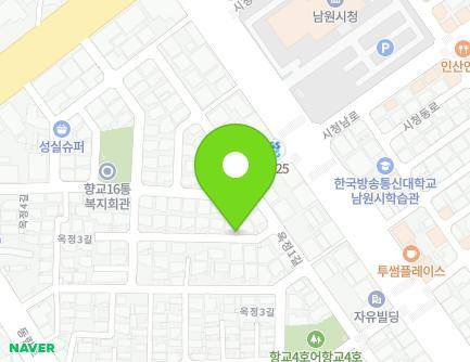 41-17 Okjeong 5-gil, Namwon-si, Jeonbuk-do, Republic of Korea Map