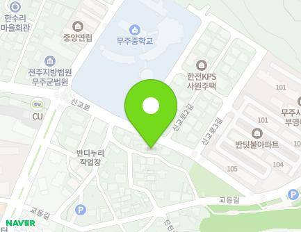 27-22 Gyodong-gil, Muju-eup, Muju-gun, Jeonbuk-do, Republic of Korea Map