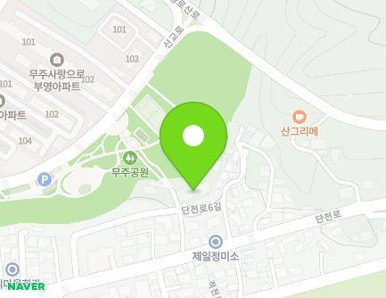 3 Dancheon-ro 6-gil, Muju-eup, Muju-gun, Jeonbuk-do, Republic of Korea Map
