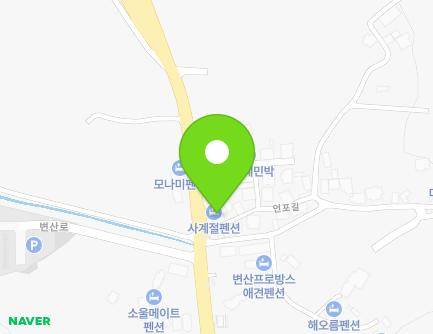 3205 Byeonsan-ro, Byeonsan-myeon, Buan-gun, Jeonbuk-do, Republic of Korea Map