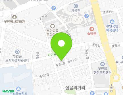 4-4 Dongjung 1-gil, Buan-eup, Buan-gun, Jeonbuk-do, Republic of Korea Map