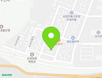 42 Minsongmaeul-gil, Sunchang-eup, Sunchang-gun, Jeonbuk-do, Republic of Korea Map