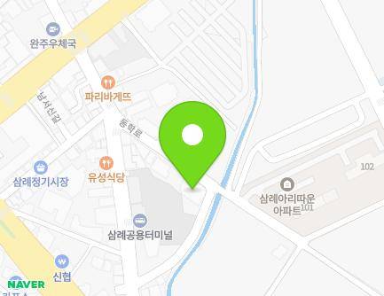 36-12 Donghak-ro, Samnye-eup, Wanju-gun, Jeonbuk-do, Republic of Korea Map