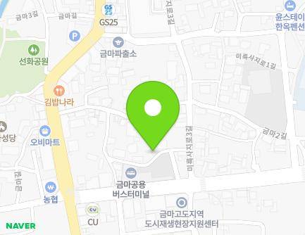 5-6 Mireuksaji-ro 3-gil, Geumma-myeon, Iksan-si, Jeonbuk-do, Republic of Korea Map