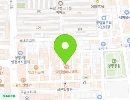 12-1 Muwang-ro 15-gil, Iksan-si, Jeonbuk-do, Republic of Korea Map