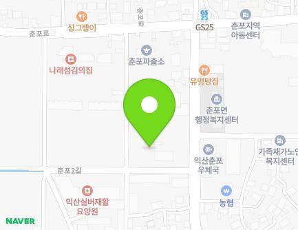 20 Chunpo 2-gil, Chunpo-myeon, Iksan-si, Jeonbuk-do, Republic of Korea Map