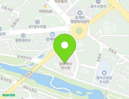 11 Bangcheon-gil, Janggye-myeon, Jangsu-gun, Jeonbuk-do, Republic of Korea Map