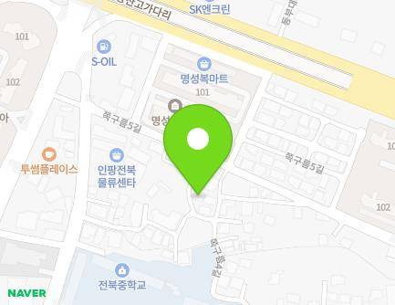14-3 Jjokgureum 5-gil, Deokjin-gu, Jeonju-si, Jeonbuk-do, Republic of Korea Map