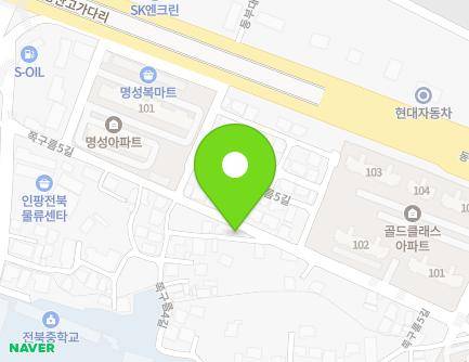 26-2 Jjokgureum 5-gil, Deokjin-gu, Jeonju-si, Jeonbuk-do, Republic of Korea Map
