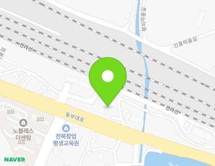 1492-10 Dongbu-daero, Deokjin-gu, Jeonju-si, Jeonbuk-do, Republic of Korea Map