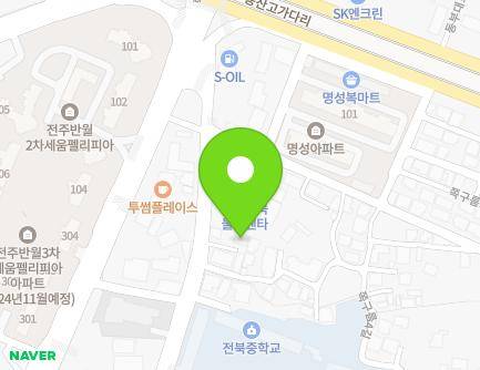34-3 Jjokgureum 2-gil, Deokjin-gu, Jeonju-si, Jeonbuk-do, Republic of Korea Map