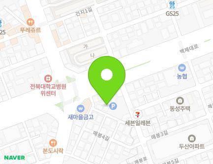 8 Maebong 2-gil, Deokjin-gu, Jeonju-si, Jeonbuk-do, Republic of Korea Map