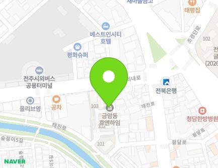 125-30 Taejin-ro, Deokjin-gu, Jeonju-si, Jeonbuk-do, Republic of Korea Map