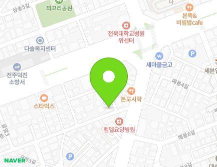 6 Geumam 3-gil, Deokjin-gu, Jeonju-si, Jeonbuk-do, Republic of Korea Map