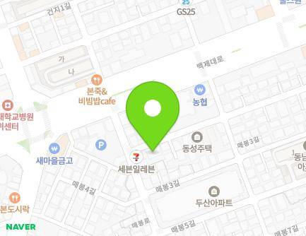 4 Maebong 1-gil, Deokjin-gu, Jeonju-si, Jeonbuk-do, Republic of Korea Map