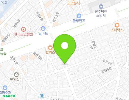 38 Geumam 3-gil, Deokjin-gu, Jeonju-si, Jeonbuk-do, Republic of Korea Map