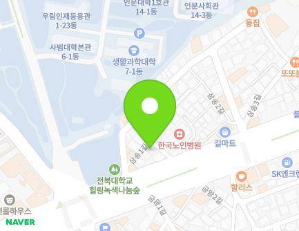 4-6 Samsong 1-gil, Deokjin-gu, Jeonju-si, Jeonbuk-do, Republic of Korea Map