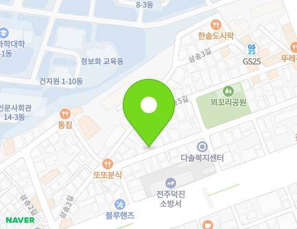 10-7 Samsong 4-gil, Deokjin-gu, Jeonju-si, Jeonbuk-do, Republic of Korea Map