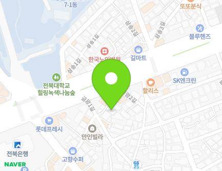 5-2 Geumam 1-gil, Deokjin-gu, Jeonju-si, Jeonbuk-do, Republic of Korea Map