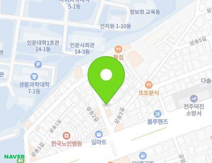 8 Samsong 2-gil, Deokjin-gu, Jeonju-si, Jeonbuk-do, Republic of Korea Map
