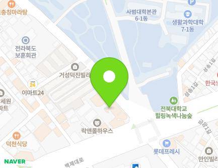 563 Baekje-daero, Deokjin-gu, Jeonju-si, Jeonbuk-do, Republic of Korea Map