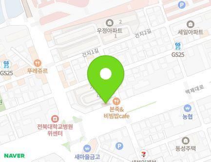 645 Baekje-daero, Deokjin-gu, Jeonju-si, Jeonbuk-do, Republic of Korea Map