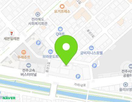 42-13 Garinae-ro, Deokjin-gu, Jeonju-si, Jeonbuk-do, Republic of Korea Map