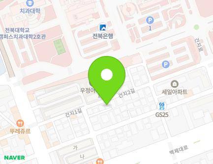14-6 Geonji 1-gil, Deokjin-gu, Jeonju-si, Jeonbuk-do, Republic of Korea Map