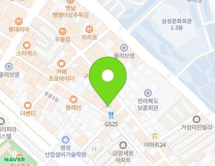 11-2 Myeongnyun 2-gil, Deokjin-gu, Jeonju-si, Jeonbuk-do, Republic of Korea Map