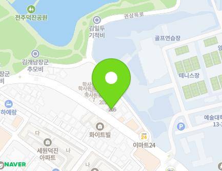 352 Gwonsamdeuk-ro, Deokjin-gu, Jeonju-si, Jeonbuk-do, Republic of Korea Map