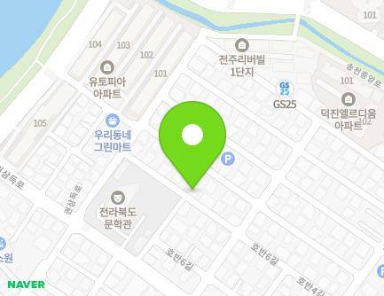 9-6 Hoban 6-gil, Deokjin-gu, Jeonju-si, Jeonbuk-do, Republic of Korea Map