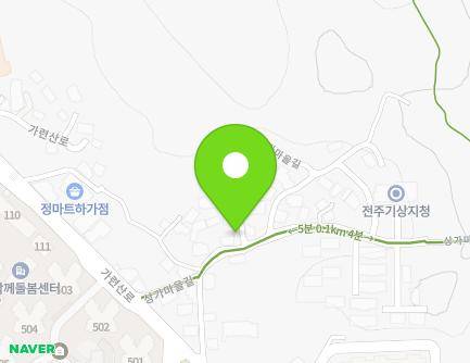 11-1 Sanggamaeul-gil, Deokjin-gu, Jeonju-si, Jeonbuk-do, Republic of Korea Map