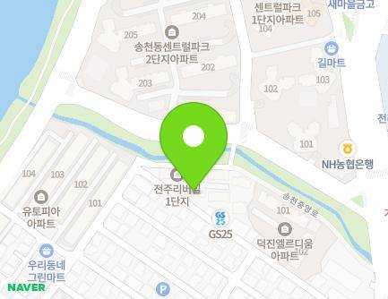 26-9 Hoban 8-gil, Deokjin-gu, Jeonju-si, Jeonbuk-do, Republic of Korea Map