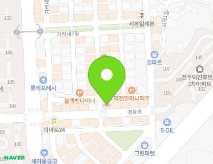 9 Garinae 8-gil, Deokjin-gu, Jeonju-si, Jeonbuk-do, Republic of Korea Map