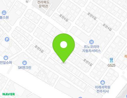 7-6 Hoban 5-gil, Deokjin-gu, Jeonju-si, Jeonbuk-do, Republic of Korea Map