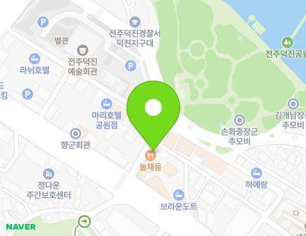 8 Deokjinyeonmot 3-gil, Deokjin-gu, Jeonju-si, Jeonbuk-do, Republic of Korea Map